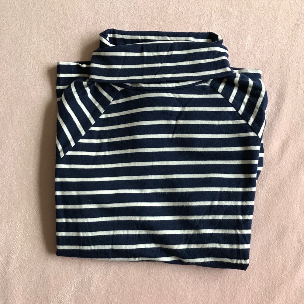 Forever 21 Striped Turtle Neck
